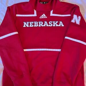 Adidas Nebraska Red Pullover